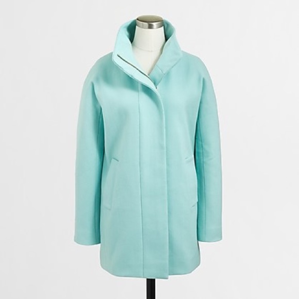 J. Crew City Coat in Taupe/Brown with pockets